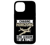 Instructeur de vol Chasing Horizons une leçon à la fois Coque pour iPhone 15