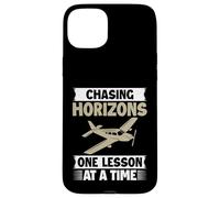 Instructeur de vol Chasing Horizons une leçon à la fois Coque pour iPhone 15 Plus