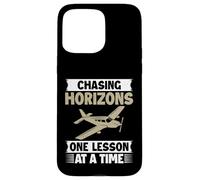 Instructeur de vol Chasing Horizons une leçon à la fois Coque pour iPhone 15 Pro Max