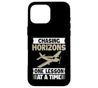 Instructeur de vol Chasing Horizons une leçon à la fois Coque pour iPhone 16 Pro Max
