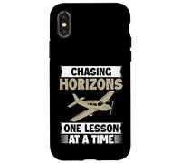 Instructeur de vol Chasing Horizons une leçon à la fois Coque pour iPhone X/XS