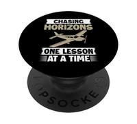 Instructeur de vol Chasing Horizons une leçon à la fois PopSockets PopGrip Adhésif