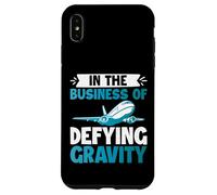 Instructeur de vol « In the Business of Defying Gravity » Coque pour iPhone XS Max