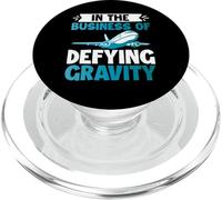 Instructeur de vol « In the Business of Defying Gravity » PopSockets PopGrip pour MagSafe