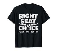 Instructeur De Vol Siege Droit Cfi Identite Aeronautique Pro T-Shirt