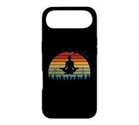 Instructeurs de Yoga Amusants et rétro au Motif Coucher de Soleil Coque pour iPhone Air