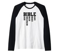 Instructions de Base Avant de Quitter la Terre - B.I.B.L.E Manche Raglan