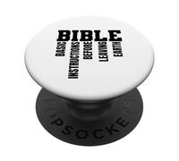 Instructions de Base Avant de Quitter la Terre - B.I.B.L.E PopSockets PopGrip Adhésif