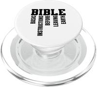 Instructions de Base Avant de Quitter la Terre - B.I.B.L.E PopSockets PopGrip pour MagSafe