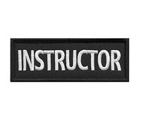 INSTRUCTOR 5"x2" Body Armor Plate CarrierTactical Vest Embroidery Touch Fastener Patch