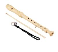 instrument À Bec Enregistreur Daigus Professionnel À Flûte Verticale Pour Débutant 6 Ou 8 Trous Instruments De Musique Portables(6 Hole-Milky White)