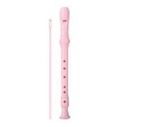 instrument À Bec Flûte À Bec G Type Soprano 6 Trous Ensemble De Pratique Musicale Adapté Aux Débutants(Pink)