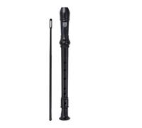 instrument À Bec Flûte À Bec G Type Soprano 6 Trous Ensemble De Pratique Musicale Adapté Aux Débutants(Black)