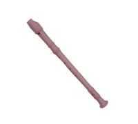 instrument À Bec Flûtes à bec colorées en plastique à six et huit trous pour l'éducation musicale précoce et la pratique des débutants(Pink with a pole)