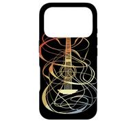 Instrument à Cordes Ukulele Line Art Retro Style Coque pour iPhone 17 Pro