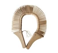 Instrument à Percussion Enfant Maracas Hochet Racleur Claquette en Bois Flexible Grain Visible Prise Sécurisée Éducatif pour Éveil Musical Exercices de Rythme adeau Maison