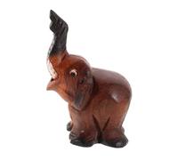 Instrument à vent éléphant en bois pour musique avec sons d'éléphant authentiques - Design animal mignon - Favorise le développement musical et l'imagination des enfants