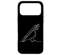 Instrument aborigène Minimaliste Didgeridoo Line Art Coque pour iPhone 17 Pro Max