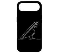 Instrument aborigène Minimaliste Didgeridoo Line Art Coque pour iPhone Air