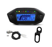 Instrument Compteur Kilométrique Pièces De Modification Universelles, Affichage Numérique 7 Couleurs Réglable 1000 Tr/min, Compteur De Vitesse Pour Moto 2,4 Cylindres, Tachymètre