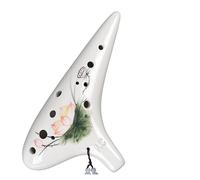 Instrument d’ocarina, Flûte ocarina alto en do à 12 trous en céramique Xun(2)
