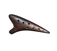Instrument d’ocarina, Ocarina 12 trous, clé de sol en do, vernis Xun