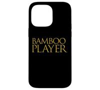 Instrument de Bambou Tambour Instrument de Musique Musicien Bambou Coque pour iPhone 14 Pro Max