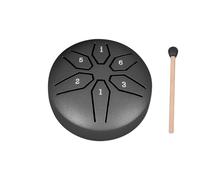 Instrument de bien-être musical en acier pour langue 7,6 cm Taille 6 notes Encourager la créativité dans les routines de relaxation Acier