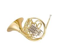 Instrument De Cuivre À Cor Français Cor D'harmonie En Si Majeur Instrument À Quatre Clés À Deux Ou Une Rangée Adapté Aux Débutants(Double row)