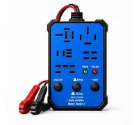 Instrument de diagnostic professionnel 12 V 24 V avec voyants lumineux intégrés et prise polyvalente pour les tests électriques automobiles dans les voitures, camions et véhicules lourds, finition