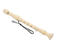 Instrument De Flûte À 3 Étages, Flûtes À Bec Allemandes 8 Trous F-tone, Flûtes À Bec Baroque En Résine ABS, Avec Sac En Cuir + Sac En Velours(Cream color,German)