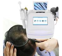 Instrument De Gestion De La TêTe Professionnel, Appareil De Soin Du Cuir Chevelu Portatif, Analyseur De Cheveux Microscopique 200X, Blanc