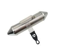 Instrument de Guiro en métal avec grattoir Shaker Shaker en métal Instruments de musique Instrument de percussion Outil de musique