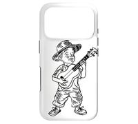 Instrument de Luth Ukulele Boy Sketch Coque pour iPhone 17 Pro