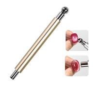 Instrument de manucure à deux têtes avec poignée en aluminium de qualité supérieure - Application rapide - Taille compacte - Idéal pour les artistes créatifs des ongles
