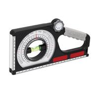 Instrument de mesure de pente : outil d'angle de précision, règle de niveau magnétique | Précision d'alignement des tuyaux d'indicateurs de service lourd, enquête de toiture de proye