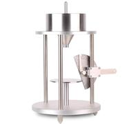 Instrument de Mesure l'angle Repos des poussières en Acier, testeur l'angle Repos des poudres, conicité 60°±0,5°, diamètre l'orifice décharge 5 mm, diamètre intérieur 114,3 mm, pour la Mesure l'angle