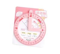 Instrument de mesure mathématique multifonction avec poignée ergonomique et design rond adapté pour une utilisation académique