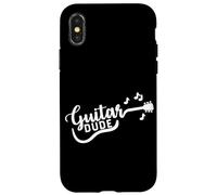 Instrument de Musicien Guitare Citation Dude Guitariste Acoustique Coque pour iPhone X/XS