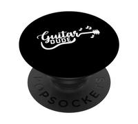Instrument de Musicien Guitare Citation Dude Guitariste Acoustique PopSockets PopGrip Adhésif
