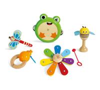 Hape Nature Band Rhythm Kitpercussion Instrument Set Multicolore