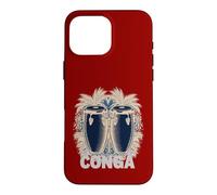 Instrument de Musique à Percussion Conga Coque pour iPhone 16 Pro Max