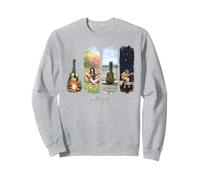 Instrument de musique aquarelle - Guitare d'été pour fille Sweatshirt