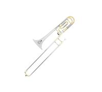 Instrument De Musique Couleur Or Et Argent Clé En Si Bémol Transposition Trombone À Cordes Pour Adulte Trombone Instrument Professionnel