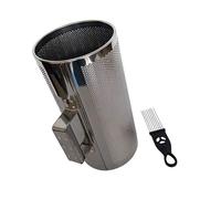 Instrument de musique cylindrique rond percussions latines instruments en métal Guiro Shaker avec grattoir
