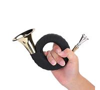 Instrument de musique de klaxon de Sustvita mini, une corne de laiton portable avec une poignée de purgonomique pour les apprenants, compacte et facile à transporter