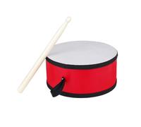 Instrument de musique double face - Tambourin indien - Avec bâton - Jouet musical en bois - Orff indien