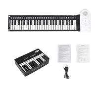 Instrument de musique électronique pliable et portable multifonctionnel pour débutant enfant adulte multifonction rouleau à main instrument de clavier portable