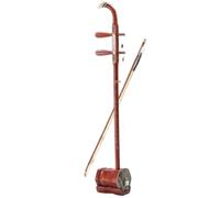 Instrument de musique ethnique traditionnel Erhu à 2 cordes | Tête incrustée d'ébène, méticuleusement fabriquée à la main et savamment polie.(B-Copper)