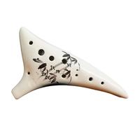 Instrument de musique Ocarina en céramique avec 12 trous C pour débutants pour développer les compétences de jeu